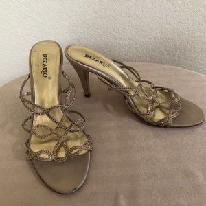 Dezario Strappy Backless Heeled Sandal!